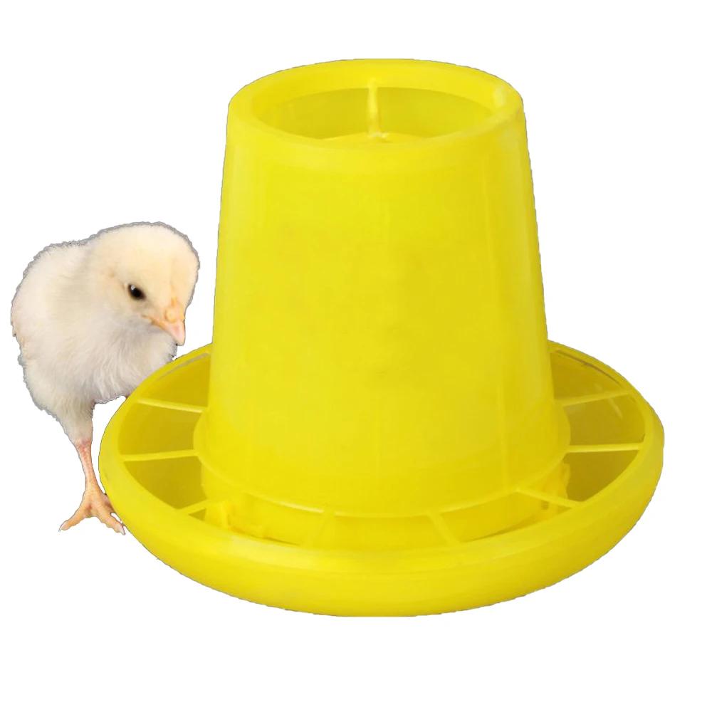 

Chicken Feeders Parrot Quail Feed Bucket Poultry Farming Tool Plastic Chick Feeders Bird Manger Farm Equipment for Pigeons Birds