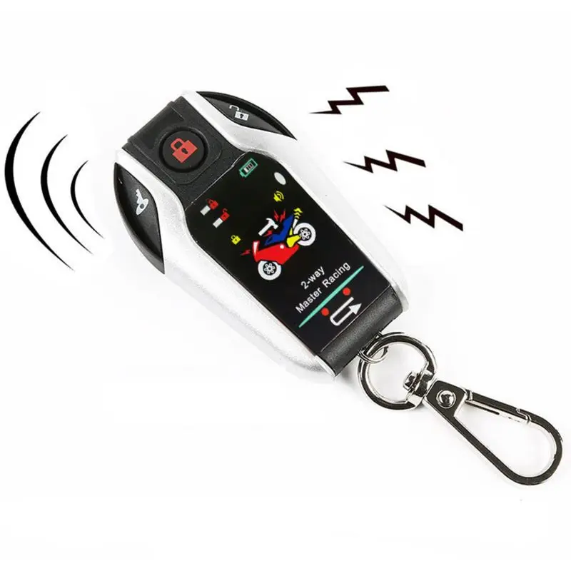 

Two Way Motorcycle Alarm Motorbike 12V Anti-theft Security System Start Alarms