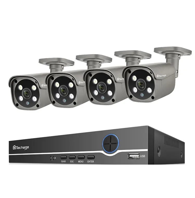 

Home security camera system wired security camesa system two way audio poe camera system