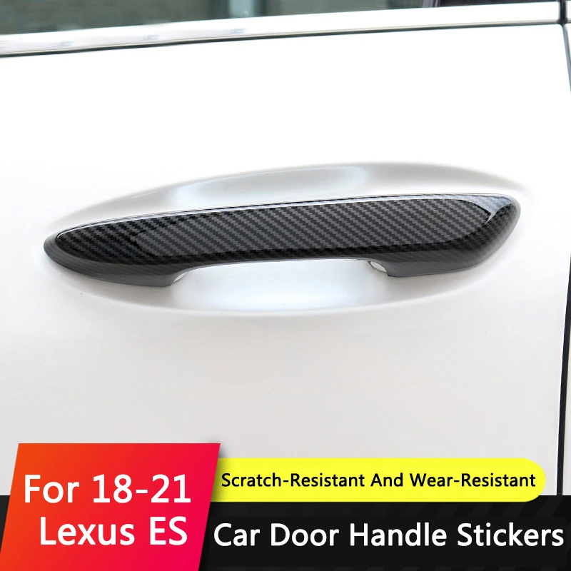 4 шт. наклейки из ABS пластика на дверную ручку для Lexus ES200 260 300H 2018|Наклейки