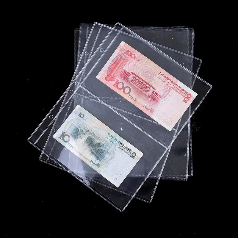 

5 шт., 2 кармана на странице, альбом для банкнот