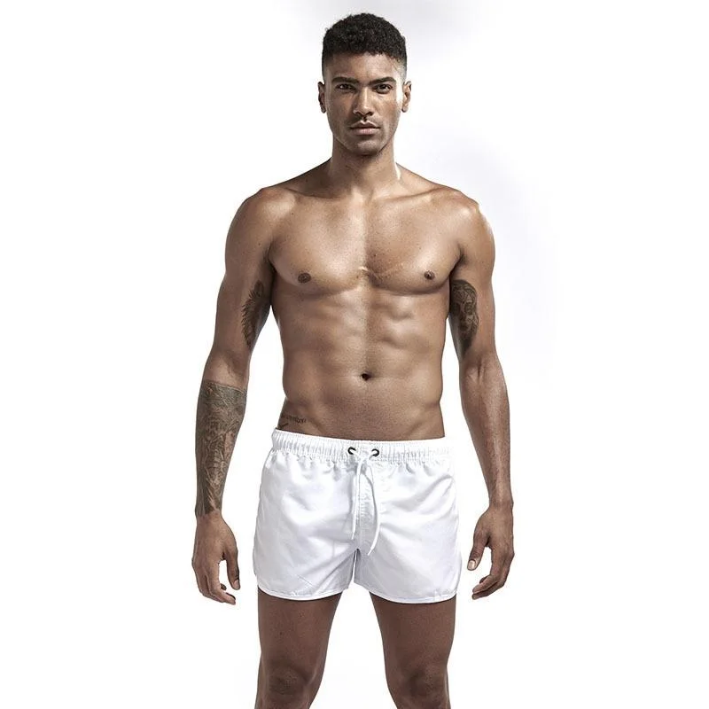 

2021 Men Fashion Summer Swimwear Shorts Beachwear Sexy Swim Trunks Men Swimsuit Low Waist Breathable Beach Wear Surf -40