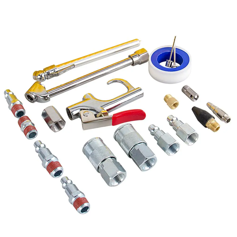 20 шт. набор аксессуаров для воздушного компрессора инструмент 1/4 дюйма NPT