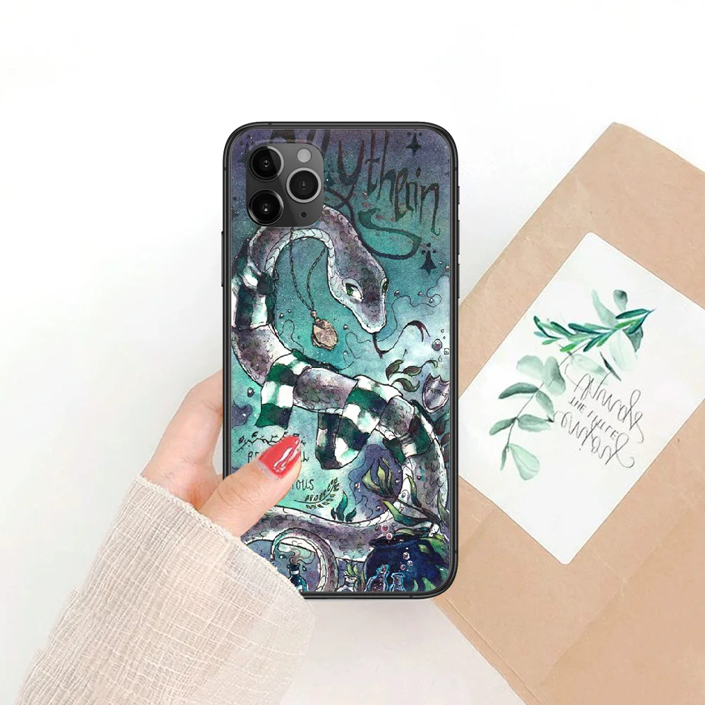 

Potter Magic Harries Phone Case Cover Hull For iphone 5 5s se 2 6 6s 7 8 12 mini plus X XS XR 11 PRO MAX black tpu funda 3D