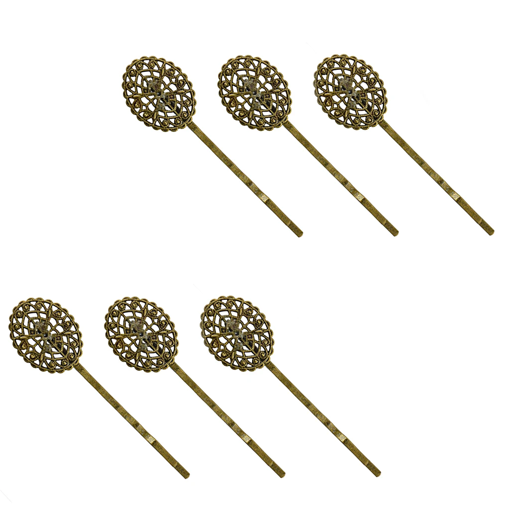 

6 шт., винтажные женские заколки для волос, заколки для волос с овальным цветком, заколка для волос, ювелирные украшения, аксессуары для волос...