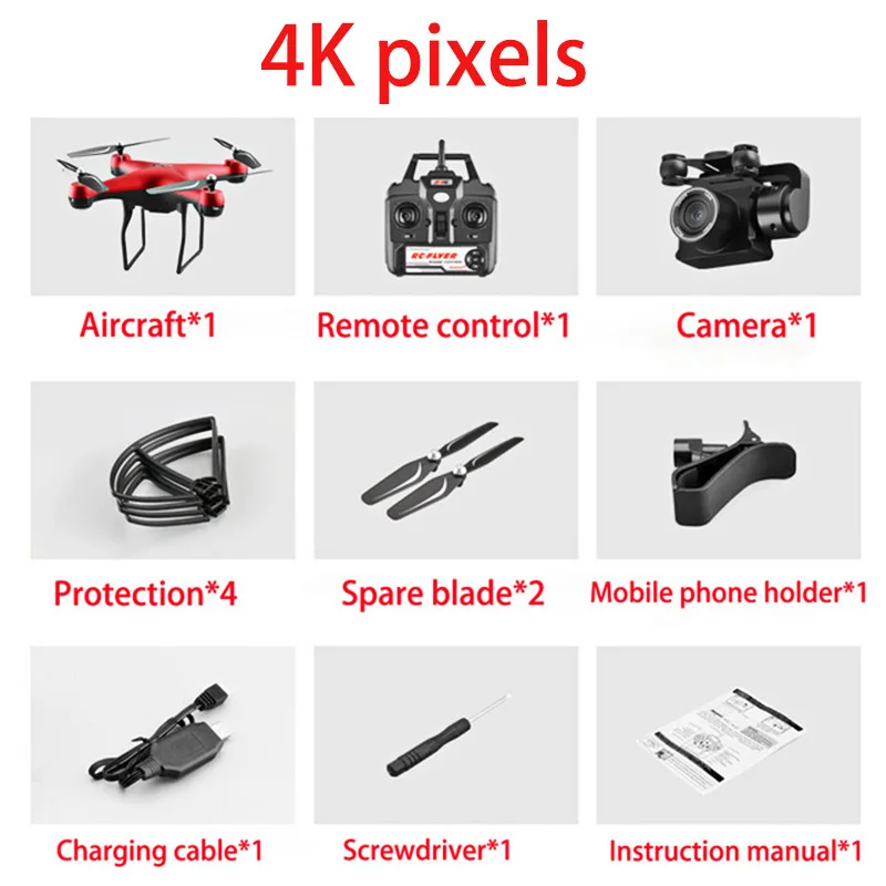4k Дрон 4K S32T вращающаяся камера HD аэрофотосъемка air hover ключ посадки полета 20 минут RC вертолет четыре оси самолета игрушки дрон с камерой профессиональный дрон квадрокоптер toys дроны с камерой hd селфи дрон - Цвет: 4k