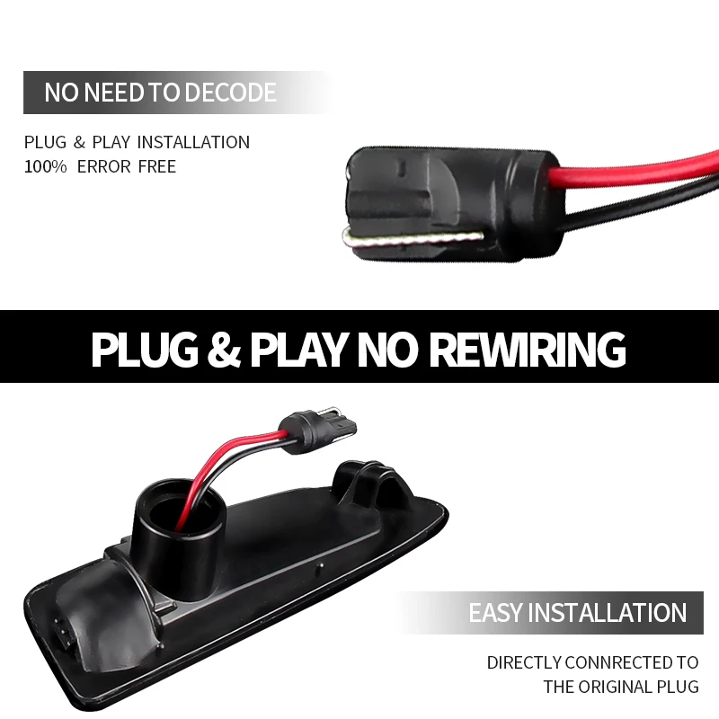 2 шт. светодиодный боковой габаритный фонарь для Opel Zafira Tourer Insignia Grandland Crossland Astra J K