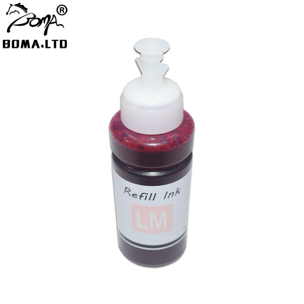 BOMA.LTD 70 мл Водорастворимые чернила для EPSON Eco Tank L800 L1800 L810 L803 L805 L850 принтер 673 T6731 - T6736
