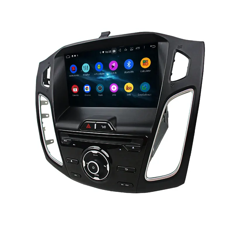 Автомагнитола 9 дюймов 1 Din 8 ядер Android 0 для Ford Focus 2012 2014 Автомобильный