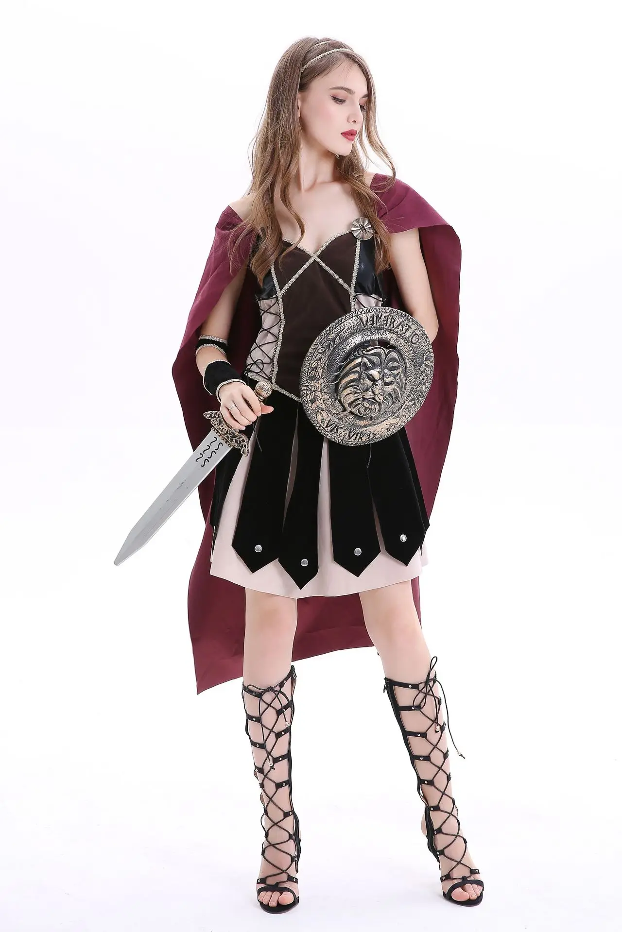 Костюм пиратский Женский на Хэллоуин костюм средневековый для косплея ролевой