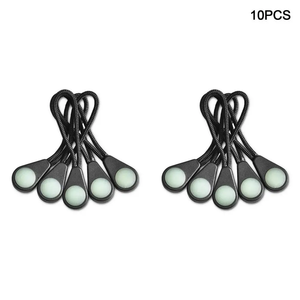 10/20 штук Ультра-яркая подсветка с светится в темноте ночи застежки-молнии