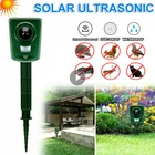 Водонепроницаемый ультразвуковой отпугиватель животных, активация движением, пугающий сонар, Отпугиватель кошек и собак, безопасность сада и дома