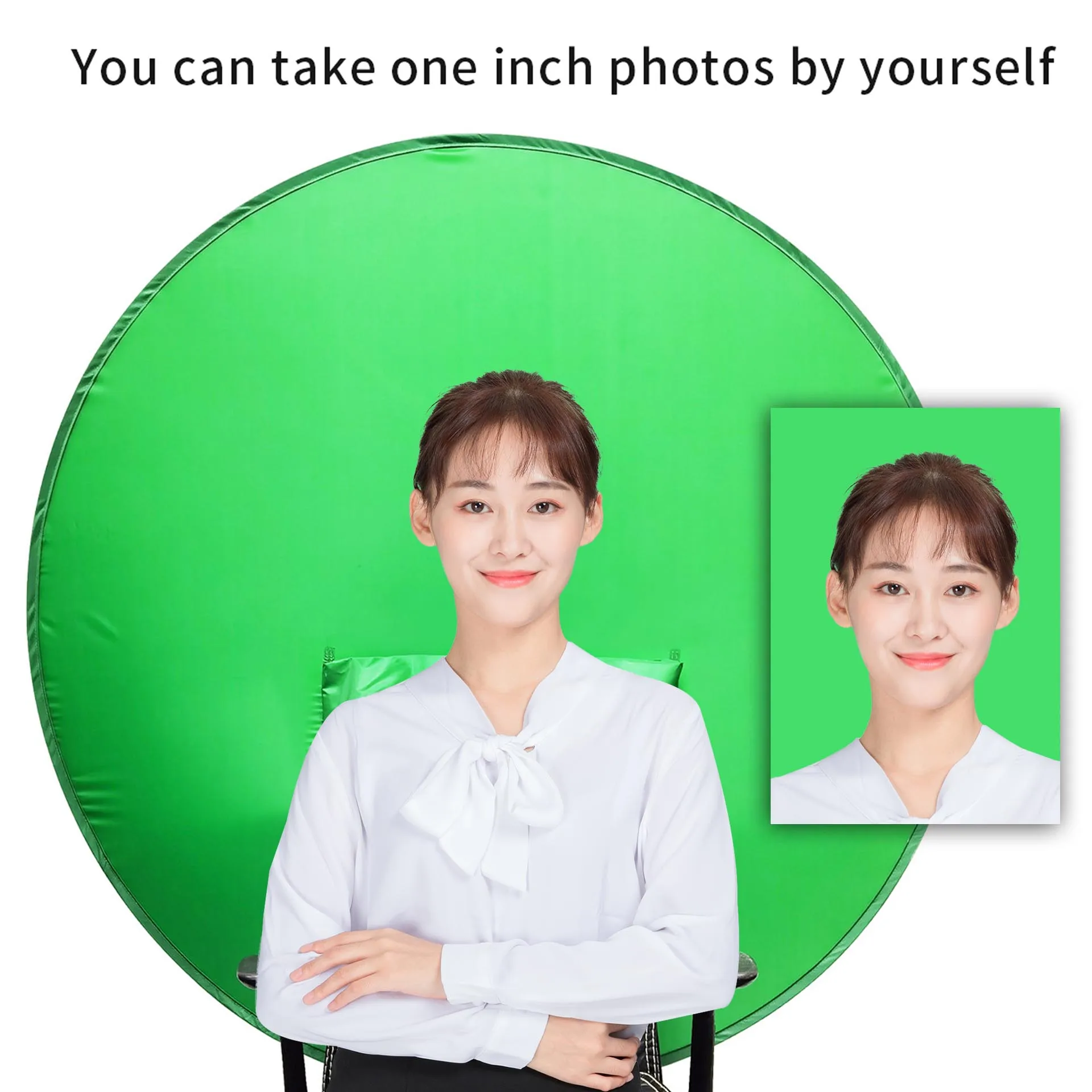 Blue/Green Screen Photography Props Portable Chroma Key Background Photos Suitable For YouTube Video Studio 19.69*3.94*0.59in