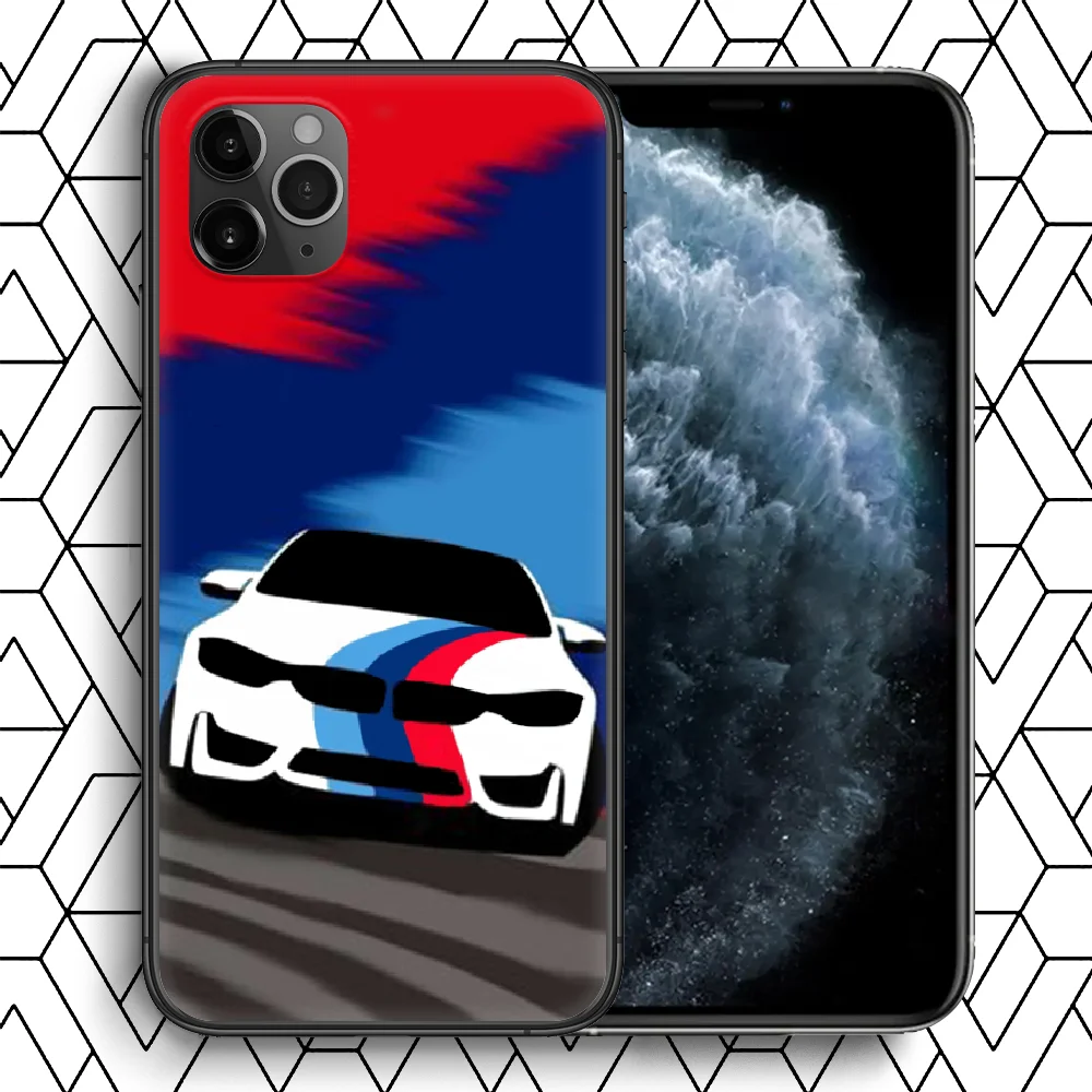 

Germany M Sports Car Phone Case For Iphone 4 4s 5 5S SE 5C 6 6S 7 8 Plus X XS XR 11 12 Mini Pro Max 2020 black Back Soft Coque