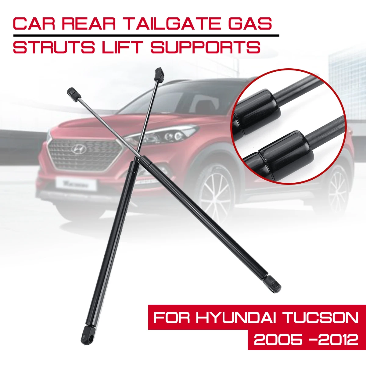 Задняя Крышка багажника заднее окно стекло газовая пружина для hyundai Tucson 2005 2012