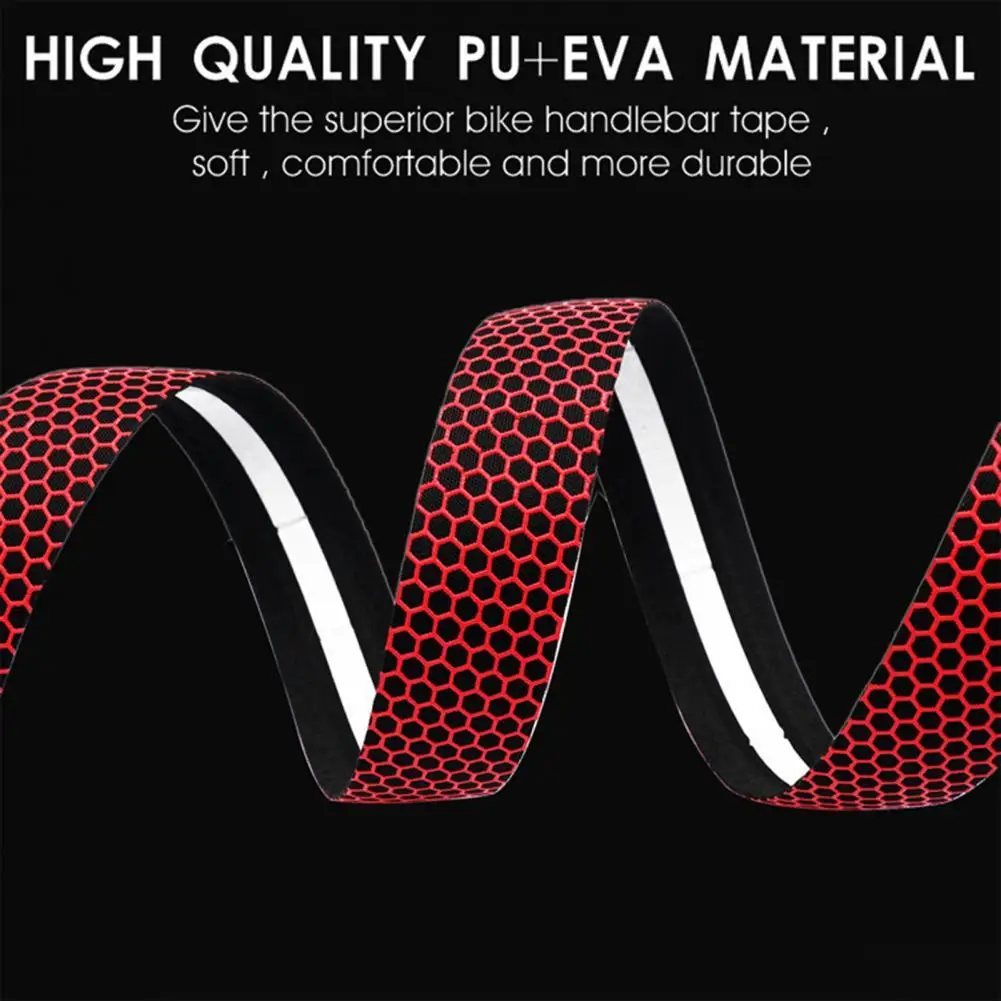 

Comfy 1 Set Useful High Tenacity Bike Bar Tape Silicone Bike Bar Tape Anti Skid for Bike
