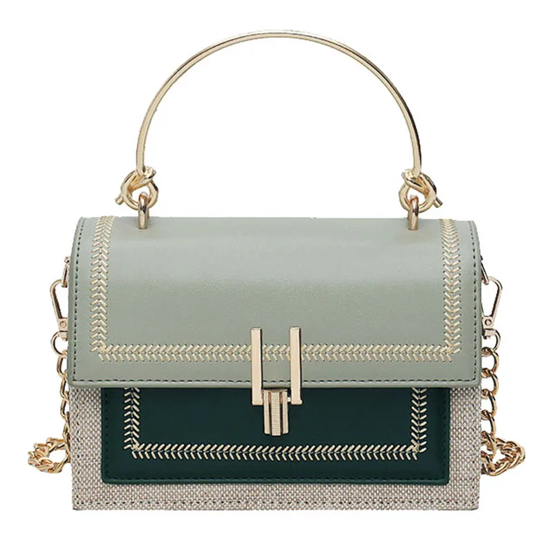 

Fashion Women's Handbags 2020 New Chain Strap Top-handle Zipper Wild Shoulder Bags Casual Temperament Crossbody Bags Female Tote