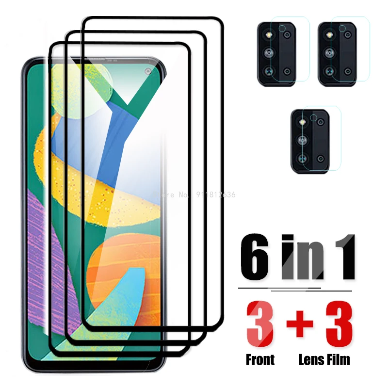 

Tempered Glass For Samsung Galaxy F52 5G Glass Camera Lens Protective Film On For Samsung F52 Front Screen Protector SamsungF52