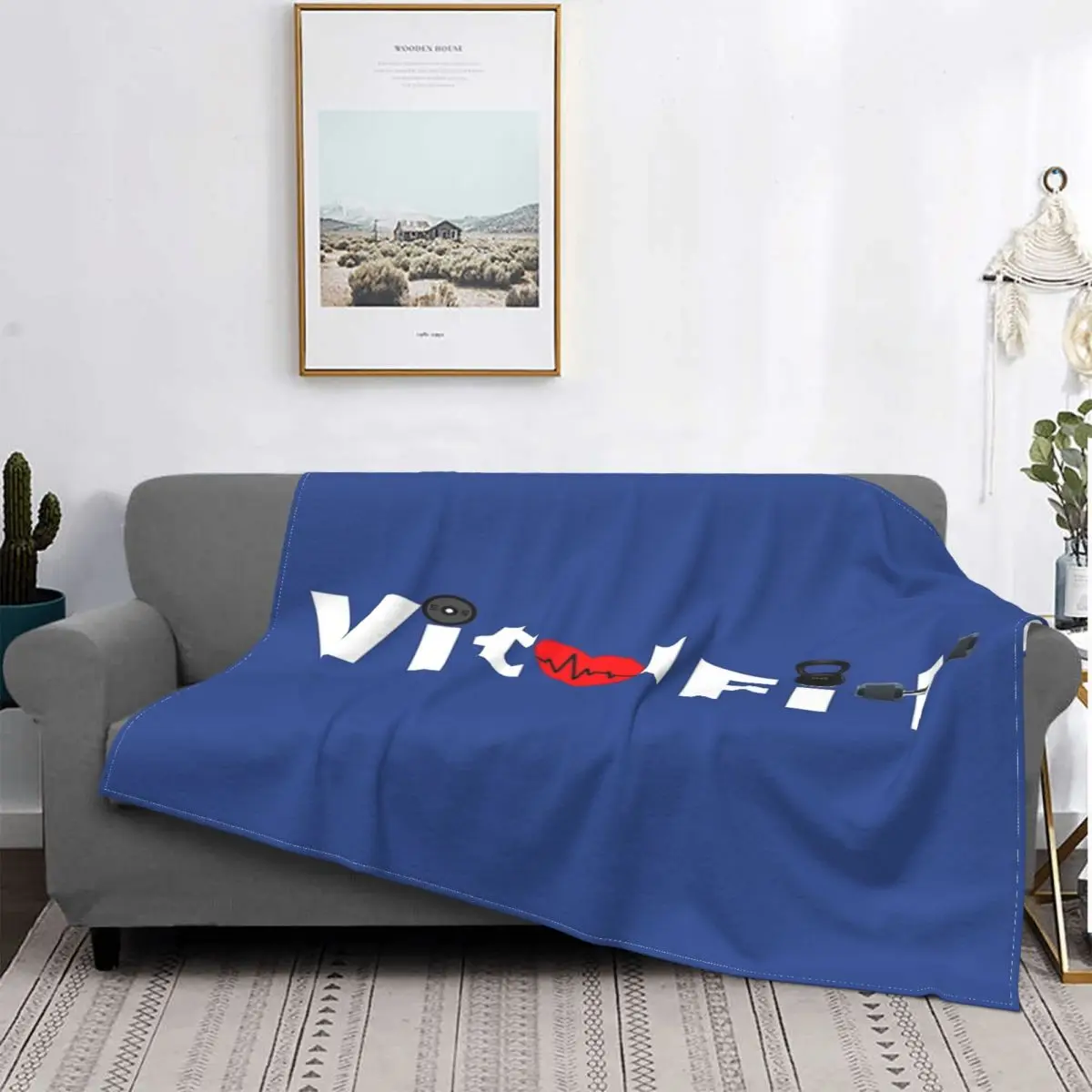 

Vitalfit-Manta con 5 pesos, edredón a cuadros para cama, toalla, manta Kawaii, manta ponderada