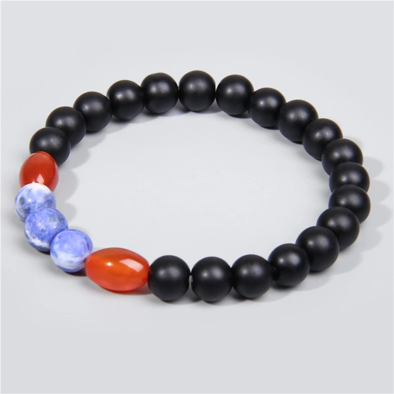 Boho Fashion Beaded Bracelet Men Women Natural Stone Wood Red Agates Turquoises Beads Sets Jewelry Bracelets &amp Bangles | Украшения и