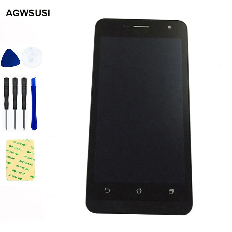ЖК-дисплей и сенсорный датчик для Asus Zenfone 5 Lite A502CG экран с дигитайзером рамкой в