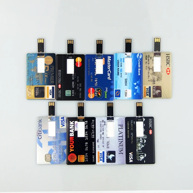 Настраиваемый Логотип высокоскоростной HBSC MasterCard банк кредитная карта флэш