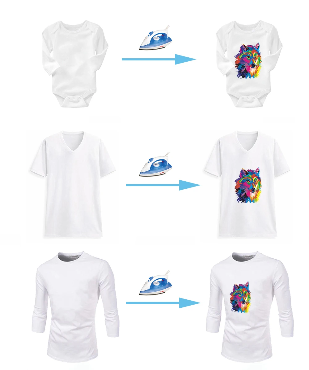 Heat Transfer for Kids Clothes Washable Household Iron-on DIY Decor Appliqued Cute Top Coat haiti custom | Дом и сад