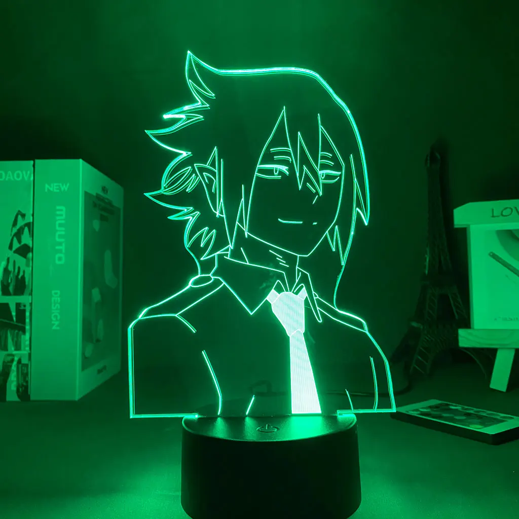 

3D desk lamp Anime My Hero Academia Tamaki Amajiki Light for Bedroom Decor Birthday Gift Touch Sensor Nightlight