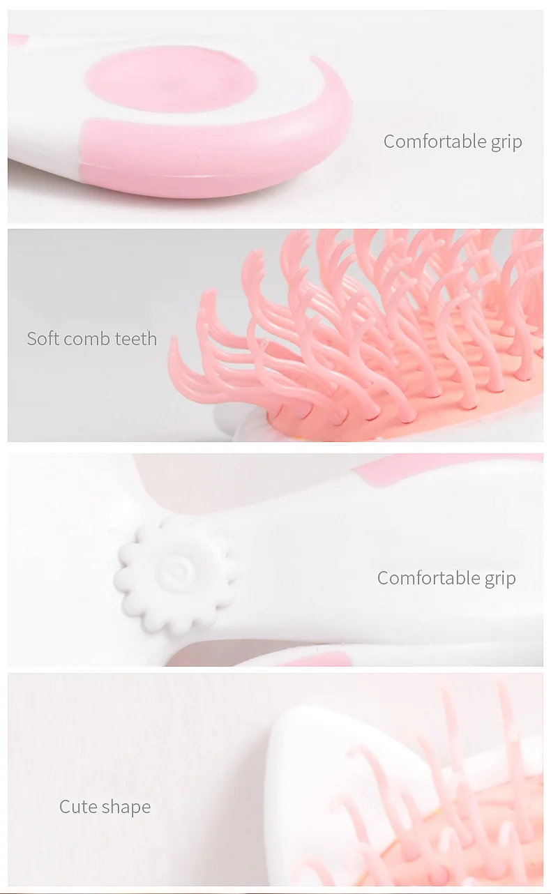 Pet Dog Comb Long Hair Brush Puppy Cat Massage Handle Grooming Cleaning Dogs |