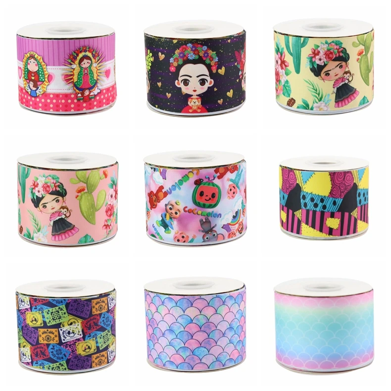 

HSD-DIY Craft Supplies character printed grosgrain ribbon 10 yards per Roll