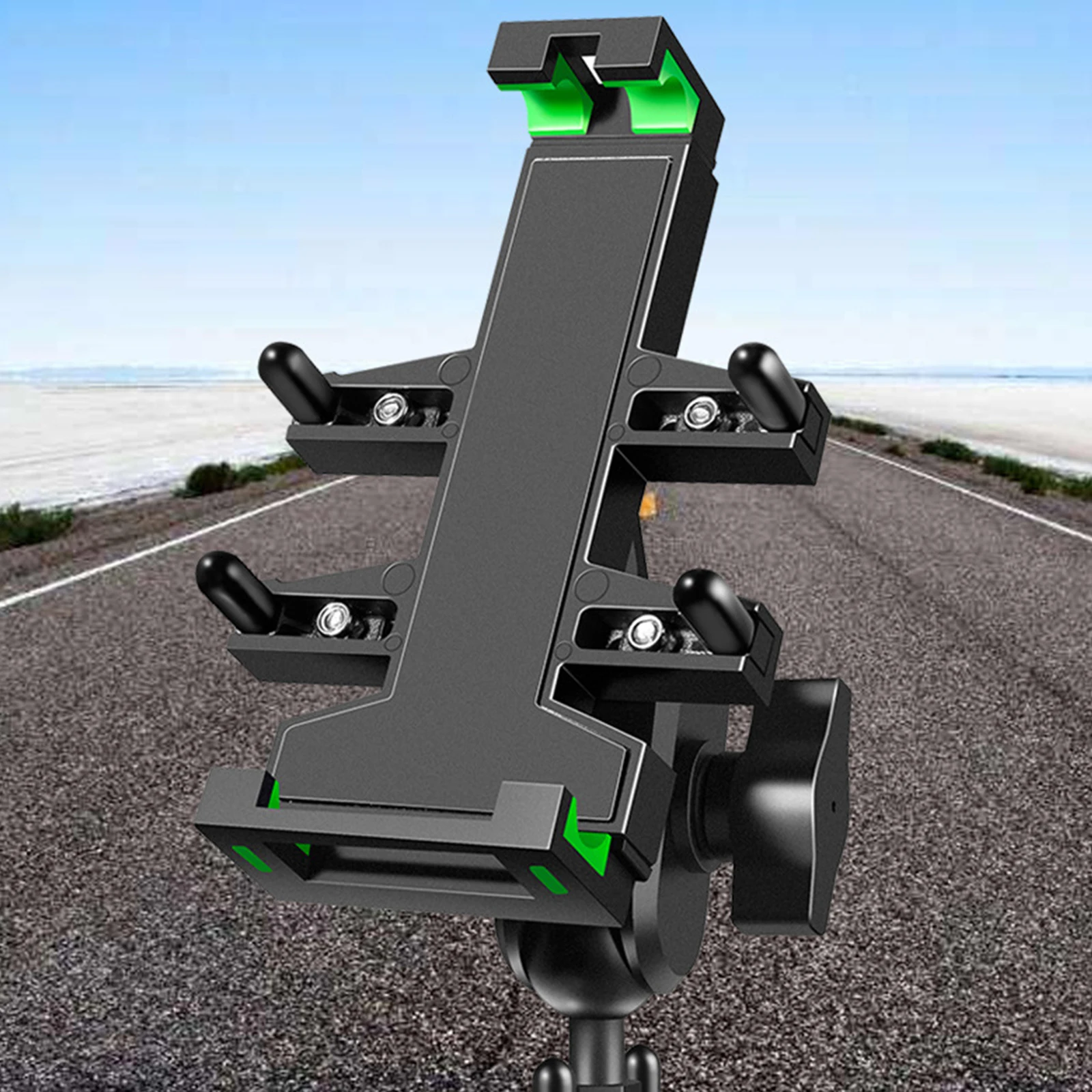 

A02 Universal Motorcycle Bike Mobile Phone Holder Aluminum Bicycle Riding Bracket GPS Mount Handlebar Side Mirror Stand Support