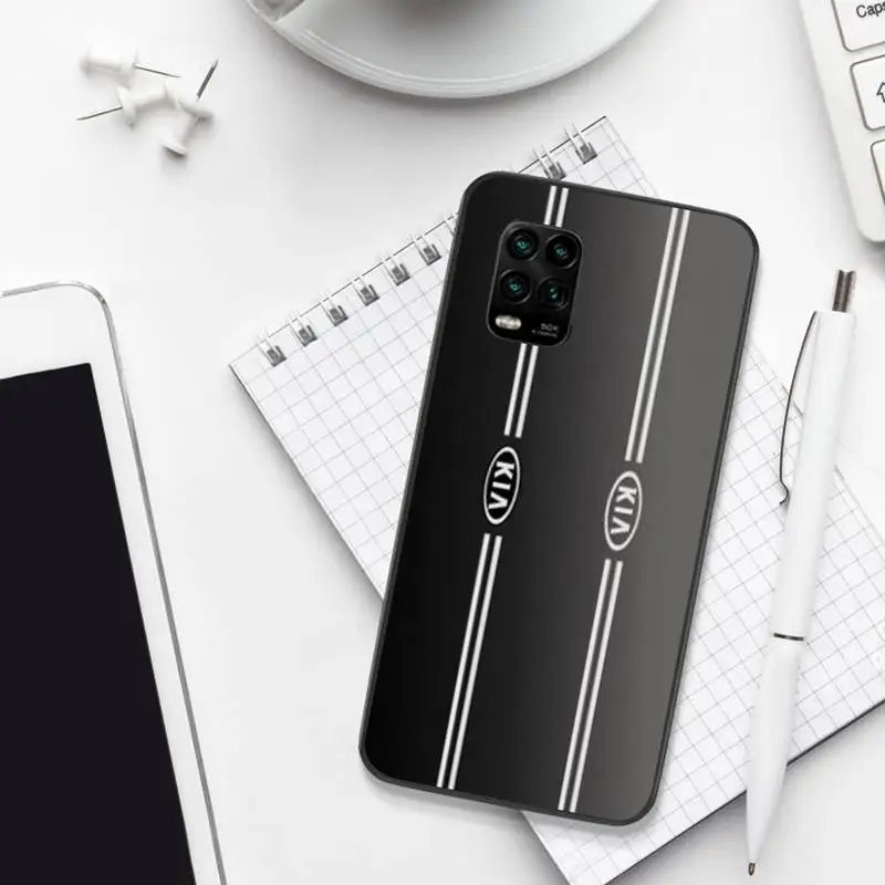 

Kia Car Black Black Soft Phone Cases For Xiaomi 8 9 Se 10 10pro Note 2 3 10 MIX2 S MAX2 3 F1 5X