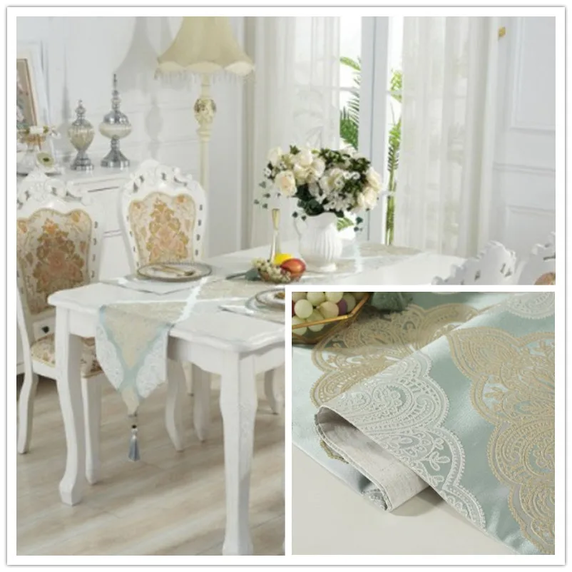 Новая настольная дорожка JUYANG. Элегантная жаккардовая скатерть. Декоративная