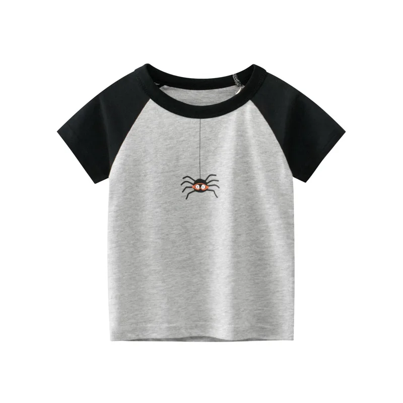 

Summer Toddler Boy Cartoon Spider T Shirts Kids Clothes Baby Boy Girl Cotton Printed T-Shirt Tee Boutique Outfits Infant Tops
