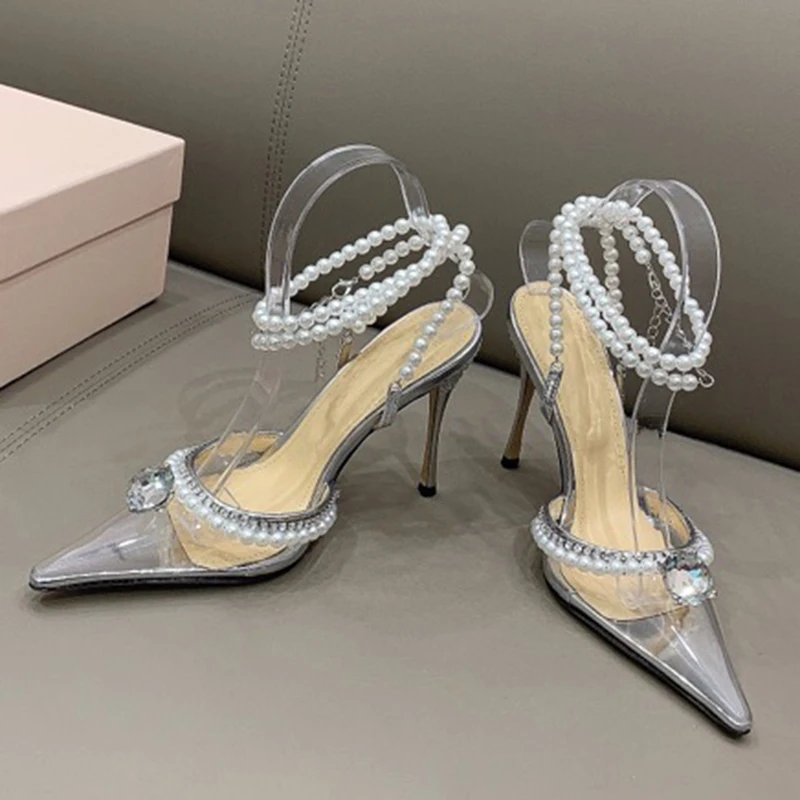 

Women Shoes Brand Designer High Heel Summer Fashion Sandals for Party and Wedding Free Shipping