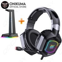 Gaming Headset Wired Gamer Stereo Headphones with Mic LED Lights for Laptop Tablet PS4 Gamepad Xbox One
