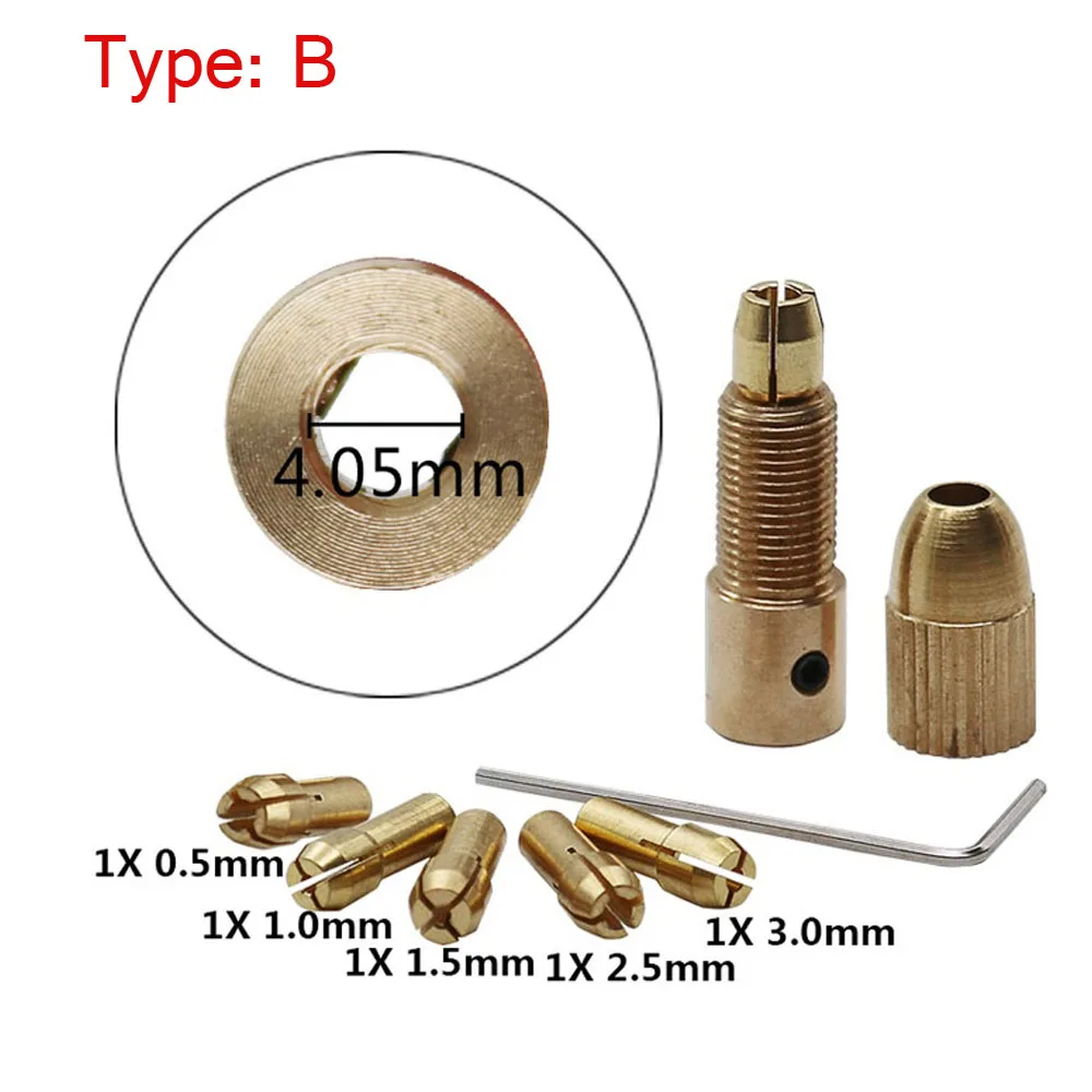 

Compsum Drill Chuck Collets Set of Quick Chuck for Mini Tools 0.5-3mm free shipping