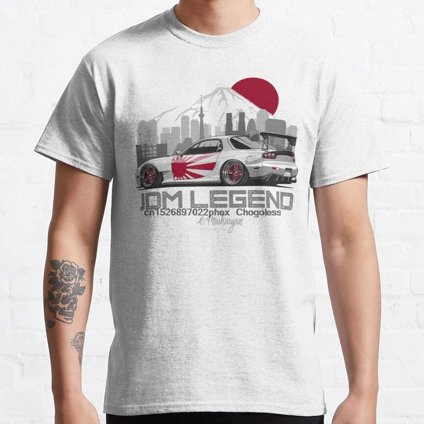 Мужские футболки RX7 JDM Legend женские и мужские | Мужская одежда
