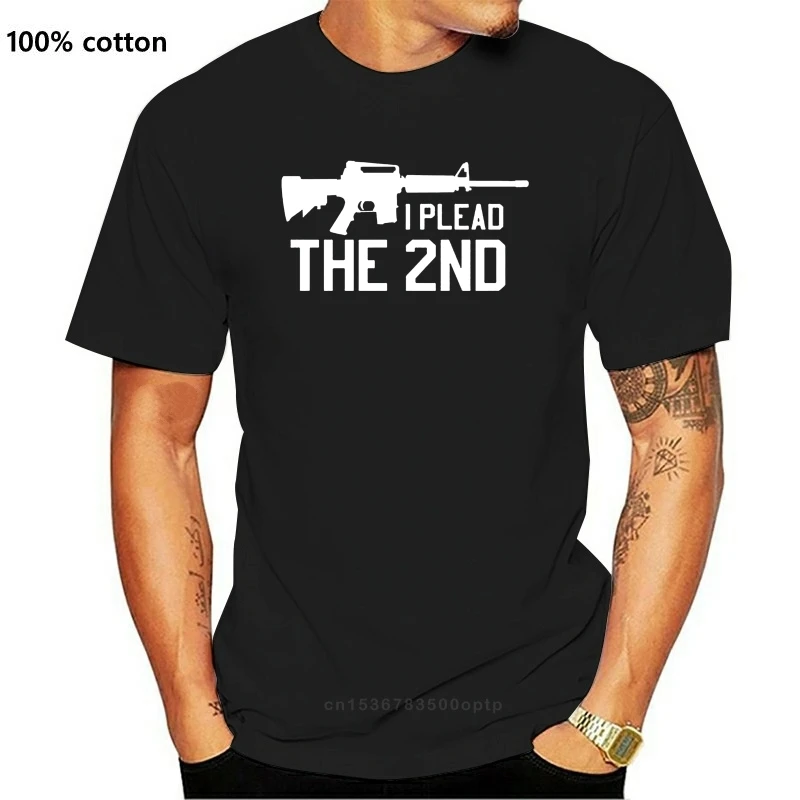 

New I PLEAD THE 2ND - gun rights amendment - Cotton Unisex T-Shirt