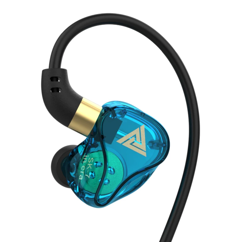 Проводные наушники QKZ SK7 с медным драйвером стереонаушники Hi-Fi Спортивная