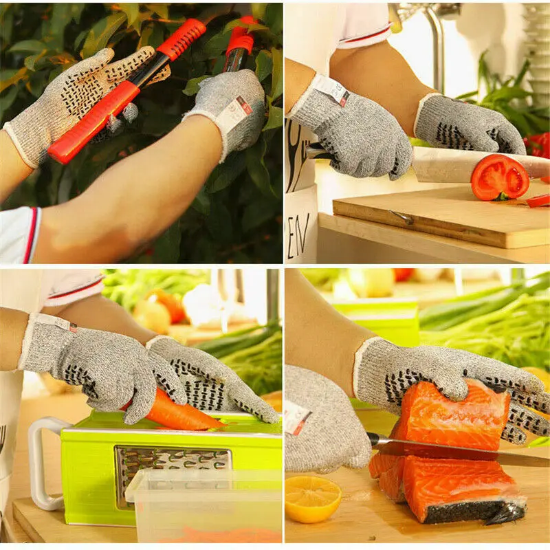 Высокопрочные защитные перчатки класса 5 противоскользящие для кухни резки мяса