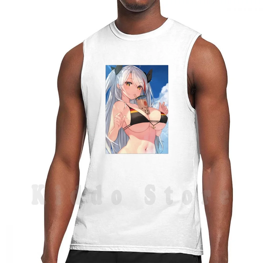 

Prinz Eugen-Azur Lane Топы на бретельках жилет 100% хлопок Azur Lane аниме Azur Lane Atago манга, акаджи, каэде, предприятие Waifu азор