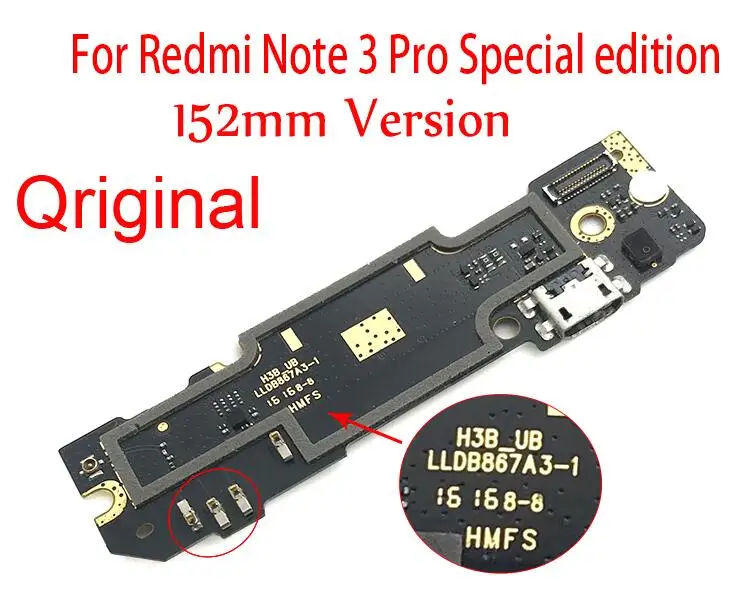 Pro Se 152mm Origina Для xiaomi Redmi Note 3 Note3 Pro USB док-коннектор, зарядный порт гибкий кабель USB зарядное устройство разъем для Redmi Note 3 Pro SE 152 мм - Цвет: Pro Se 152mm Origina