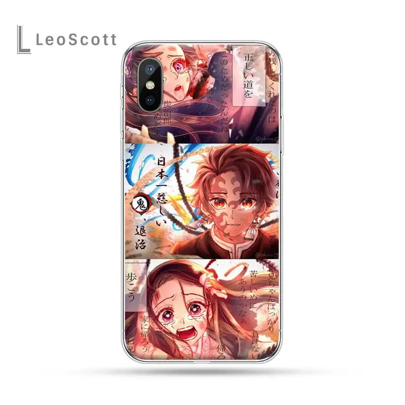 

Demon Slayer Kimetsu no Yaiba Anime Phone Case For iphone 12 5 5s 5c se 6 6s 7 8 plus x xs xr 11 pro max mini high quality coque