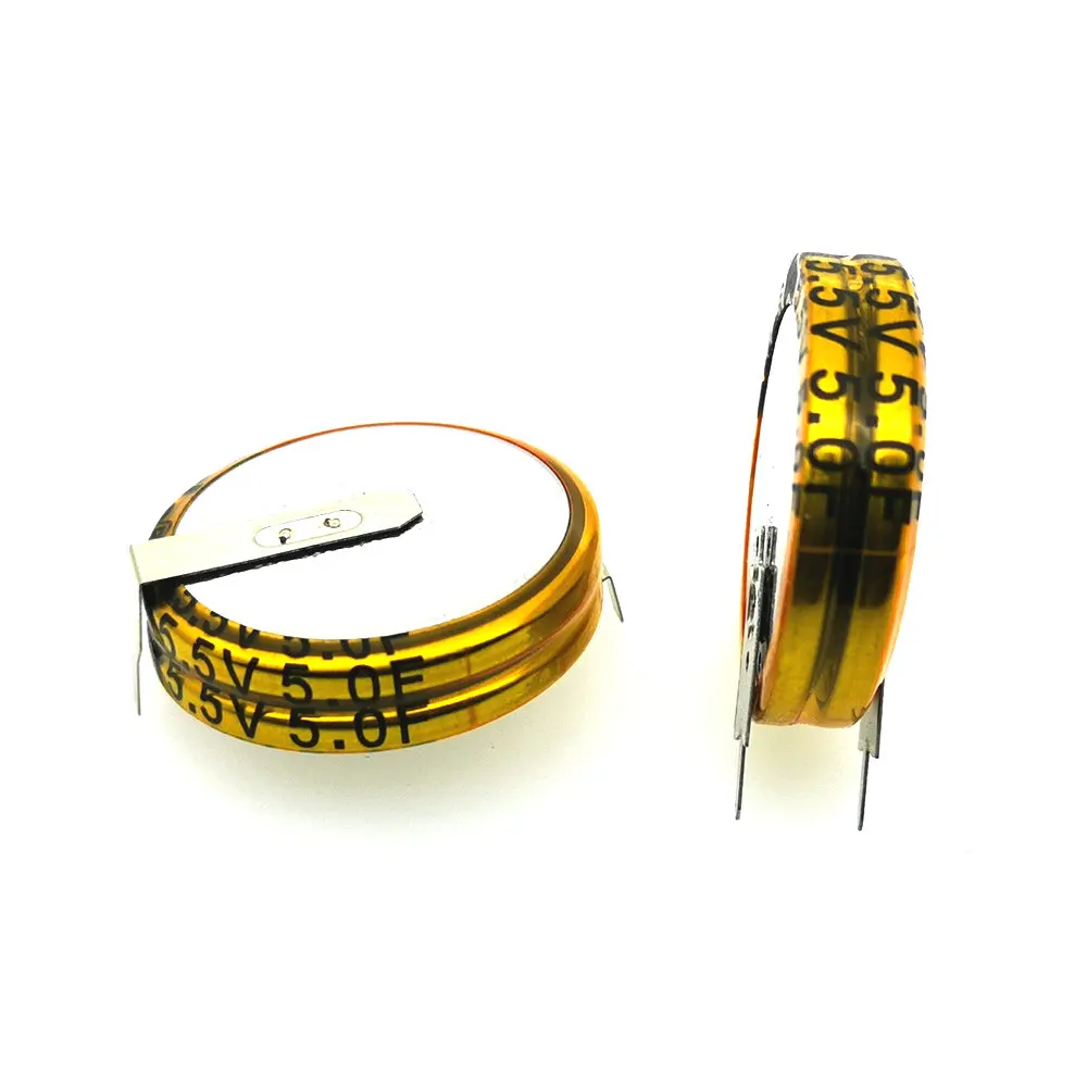 Новинка 5,5 V 5.0F фарад конденсатор 5.5V5.0F супер конденсатор двухслойный конденсатор 5,5 V 5F