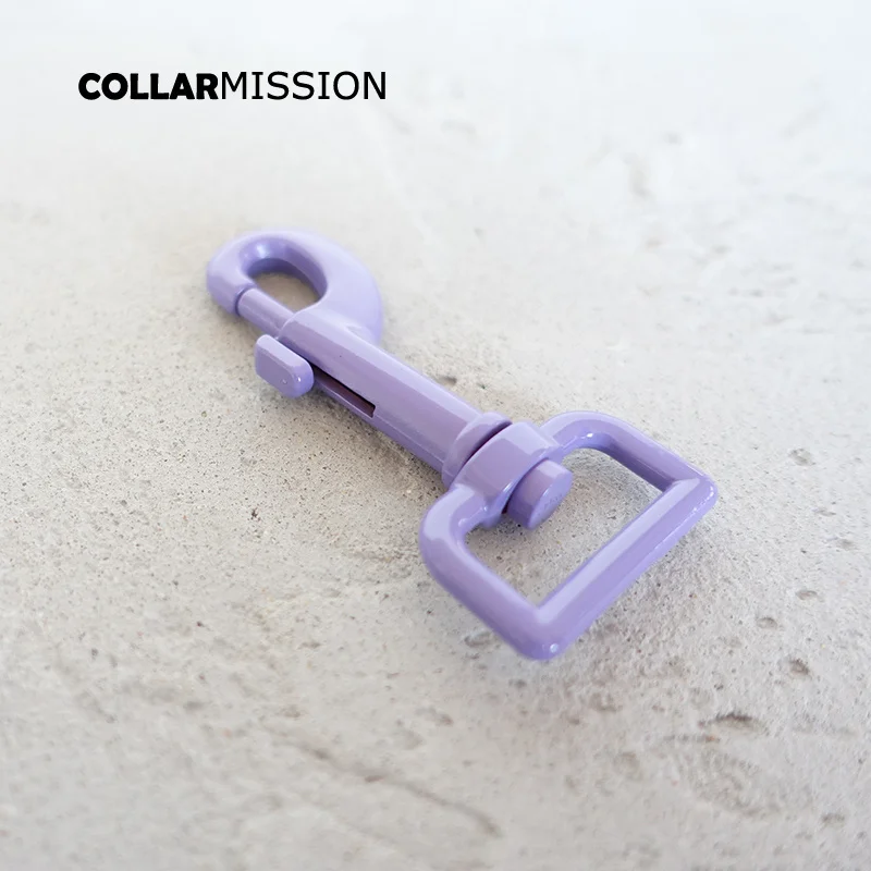 Металлический Карабин фиолетового цвета для выпечки зажим собаки прочный и