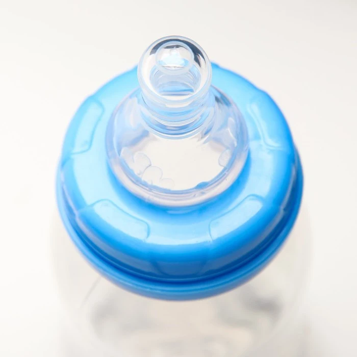 Набор подарочный (бутылочки 270 мл. 125 соска пустышка ершик) цвет голубой