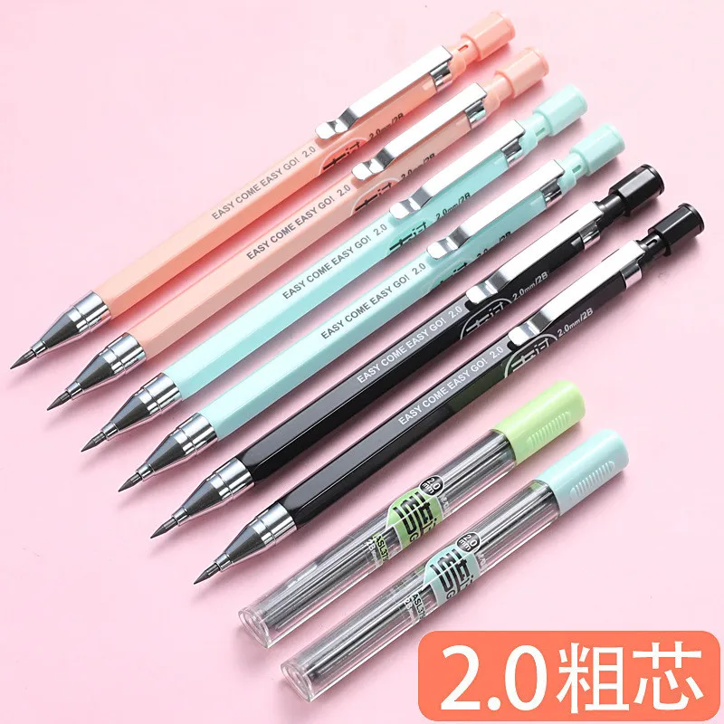 Креативный леденцовый цветной автоматический карандаш 2 0 мм пишущий набор для