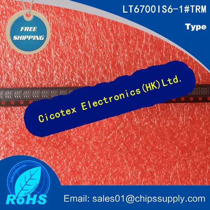 

3pcs/lot LT6700IS6-1#TRM 6700 SOT23-6