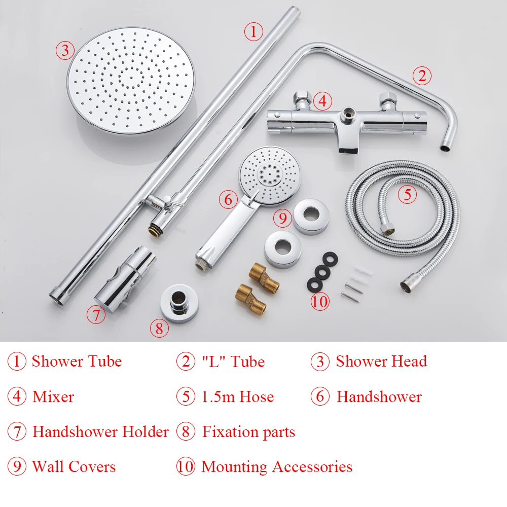 Хромированный смеситель для ванной комнаты насадка душа тропический душ